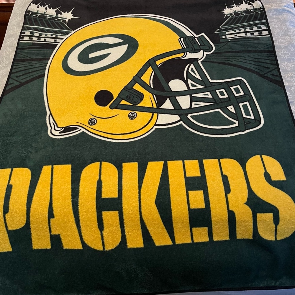 Greenbay Packers Fleece Stadium blanket
